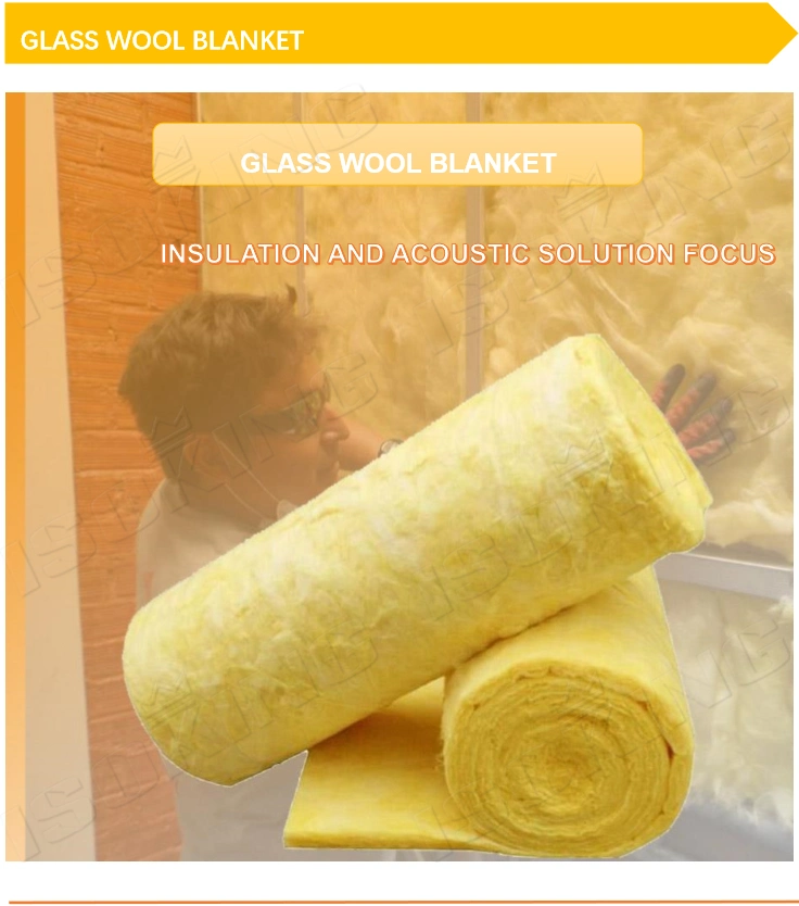 Air Conditioning Insulation Glass Wool a Sound Absorbing Material