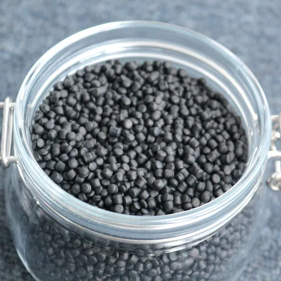 Material de blindaje negro uniforme para termoplástico no