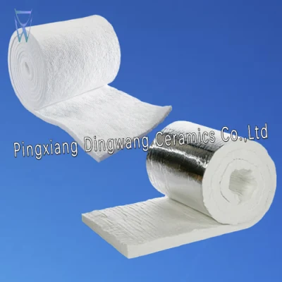 Manta de fibra cerámica de material refractario de silicato de aluminio